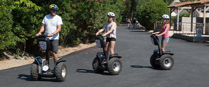 Promenade en gyropode autour du camping